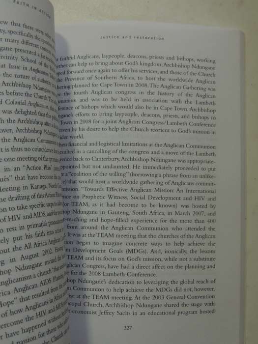 Faith In Action: Njongonkulu Ndungane Archbishop For The Church And The World - S Jones   Signed