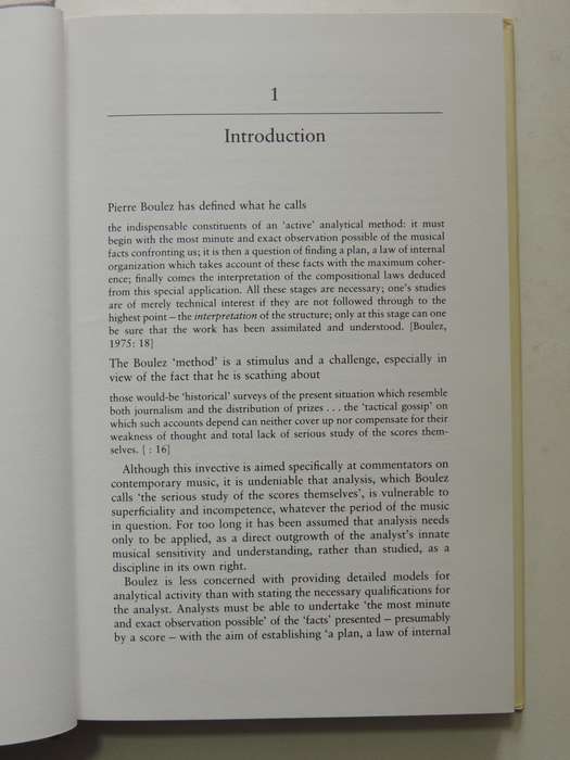 Music Analysis In Theory And Practice - Jonathan Dunsby & Arnold Whitall