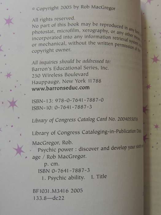 Psychic Power with Audio Compact Disc: Discover & Develop Your Sixth Sense at Any Age -Rob MacGregor