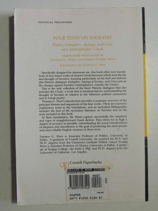Four Texts On Socrates - Plato & Aristophanes