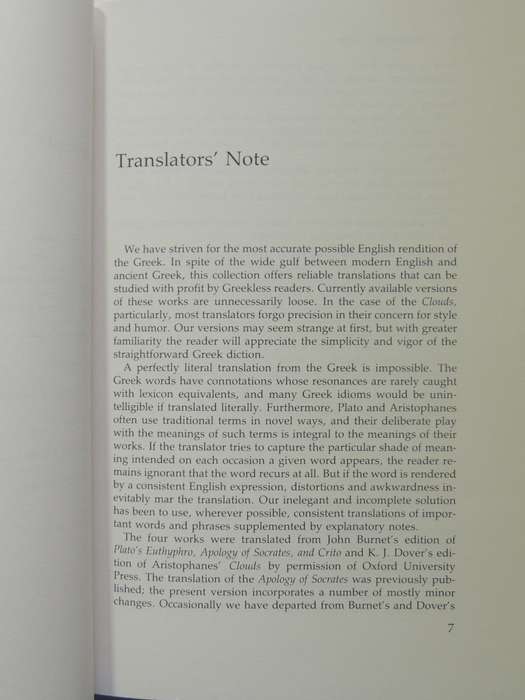 Four Texts On Socrates - Plato & Aristophanes