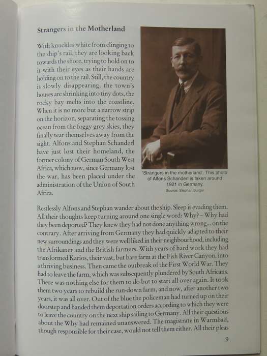 Expelled From A Beloved Country: German Settlers In Southern Namibia Between Colonial War And World