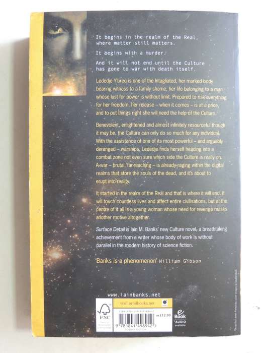 Surface Detail - The New Culture NovelIain M Banks
