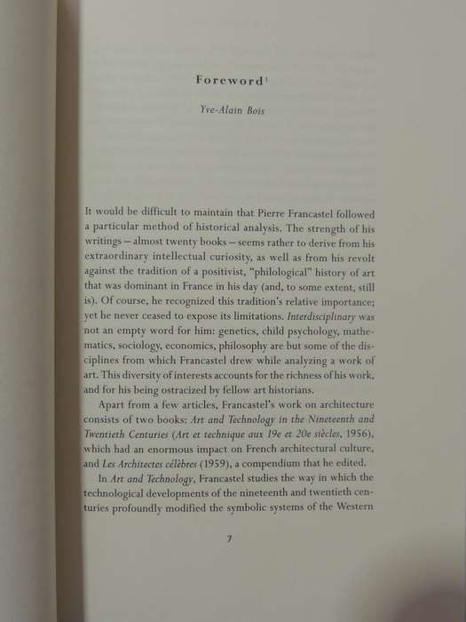 Art & Technology In The Nineteenth And Twentieth Centuries - Pierre Francastel