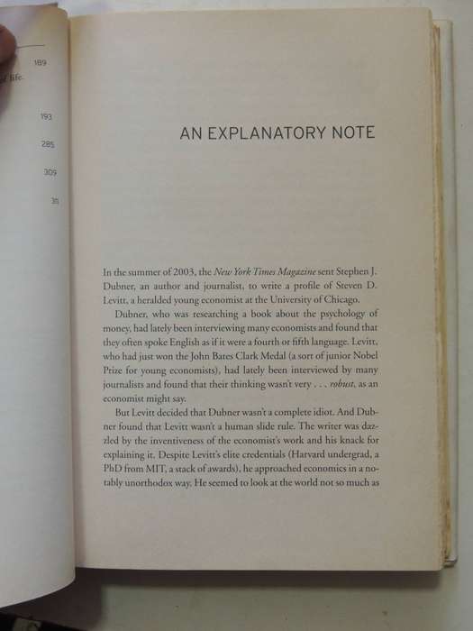 Freakonomics - A Rogue Economist Explores The Hidden Side Of Everything Steven D. Levitt & Stephen J
