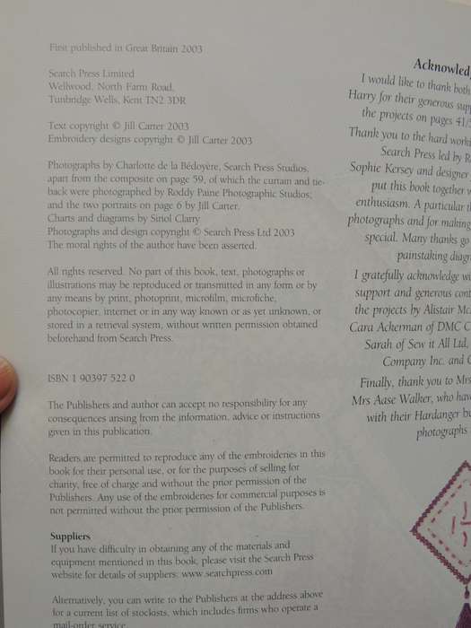 Beginners Guide To Hardanger - Jill Carter