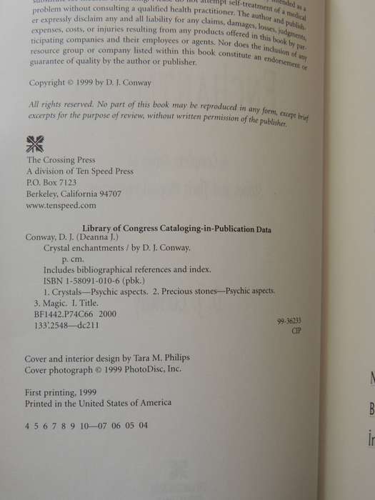 Crystal Enchantments: A Complete Guide To Stones And Their Magical Properties - D.J. Conway