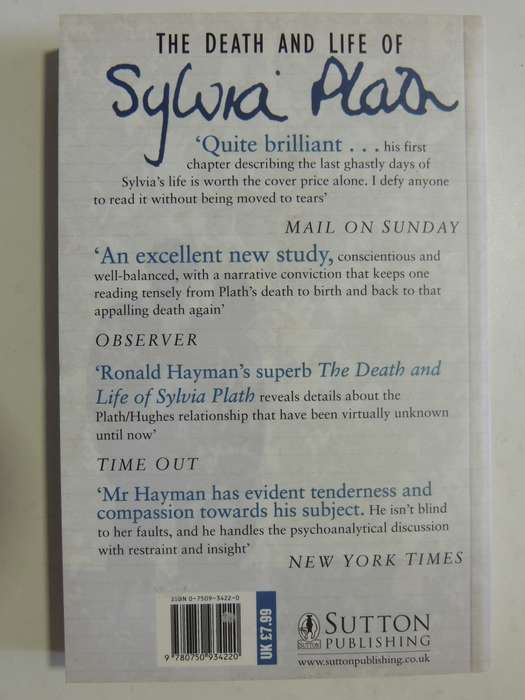 The Death And Life Of Sylvia Plath - Ronald Hayman