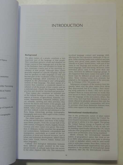 Dictionary Of Southern African Place Names (4th Edition 2014) P.E. Raper, L. Moller, L.T. Du Plessis