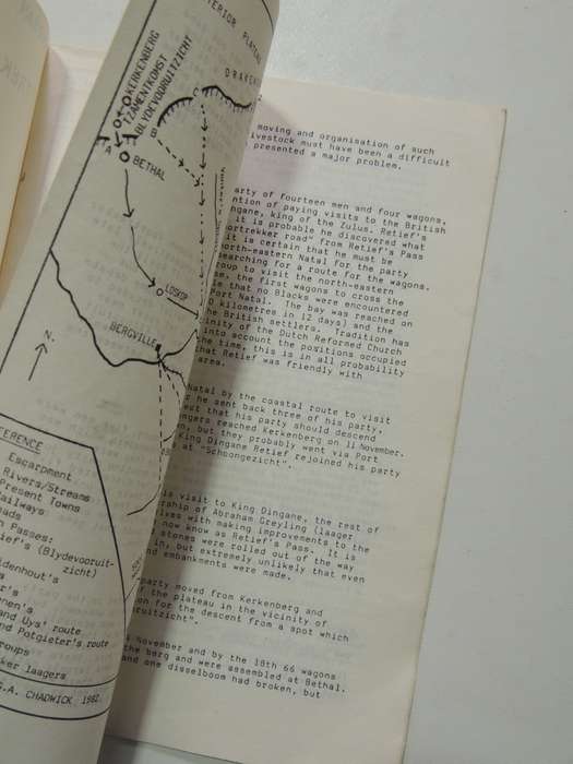 Trek Routes And Laagers In Natal - G.A. Chadwick