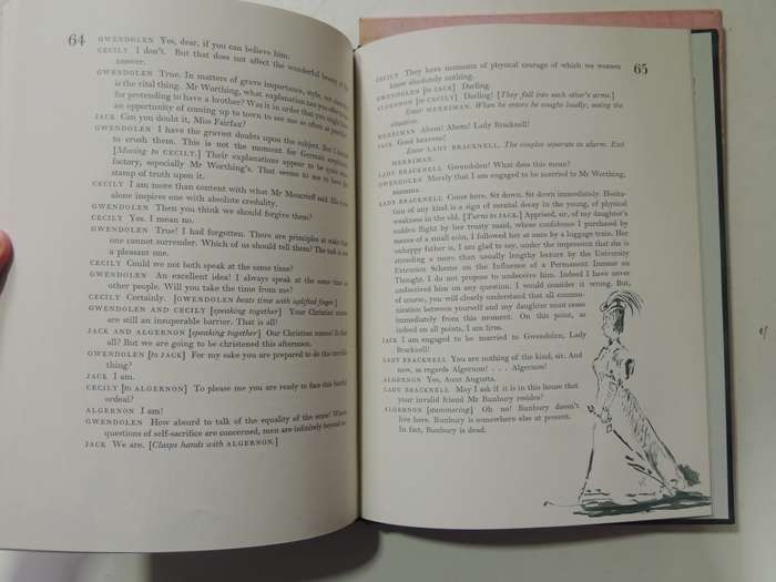 The Importance Of Being Earnest - Oscar Wilde    The Folio Society, 1960