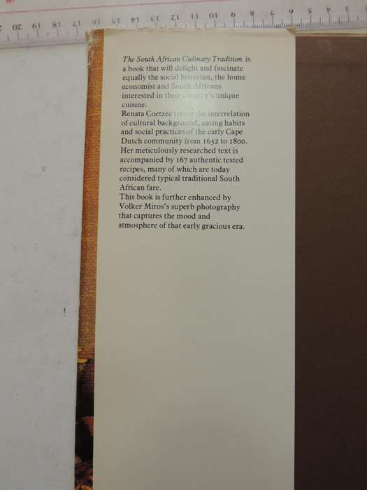 The South African Culinary Tradition..Origin Of South Africa's Culinary Arts ...17th Renata Coetzee