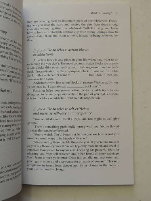 The Power Of Focusing: A Practical Guide To Emotional Self-Healing- Ann Weiser Cornell, Ph.D.