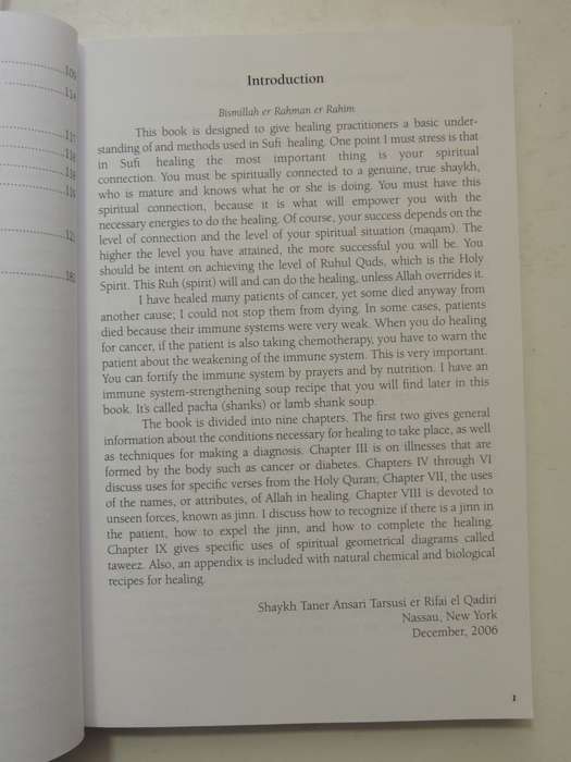 Alternative Healing, The Sufi Way- Es-Seyyid Es- Shaykh Taner Ansari