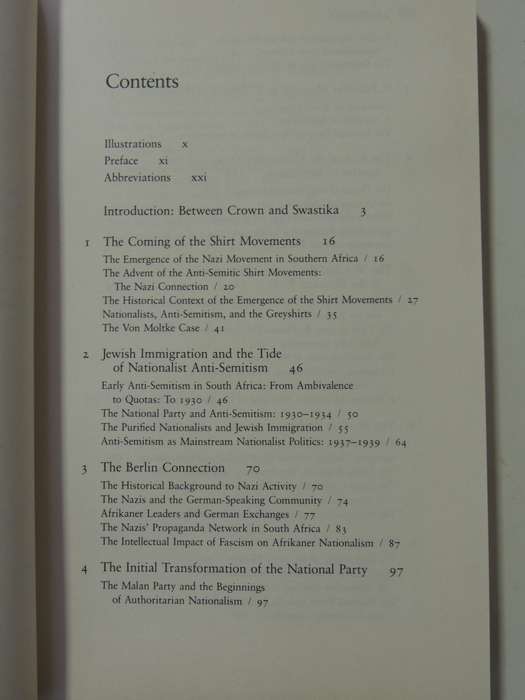 Between Crown And Swastika: The Impact Of The Radical Right Of The Afrikaner....- Patrick J. Furlong