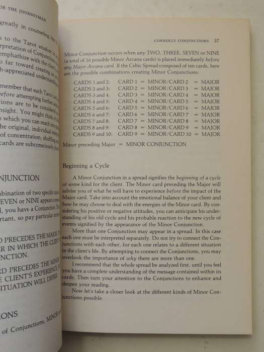 Tarot: The Handbook For Journeyman: Volume II Of The Connolly Tarot -Eileen Connolly