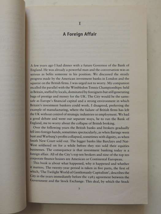 The Death Of Gentlemanly Capitalism..Controversial Bestseller On The City's Big SelloutPhilip Augar