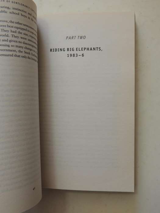The Death Of Gentlemanly Capitalism..Controversial Bestseller On The City's Big SelloutPhilip Augar