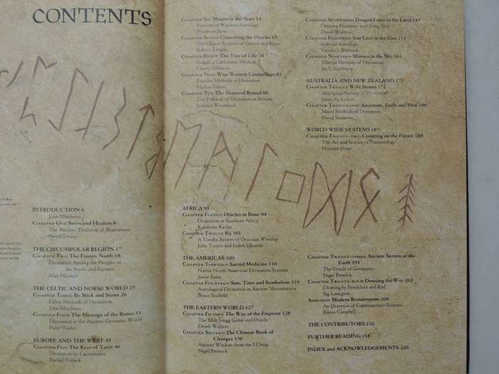 The World Atlas Of Divination: The Systems Where They Originate How They Work- ed John Matthews