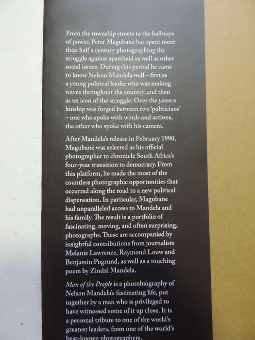 Man of the People, A Photographic Tribute to Nelson Mandela - Peter Magubane   Inscribed by Author