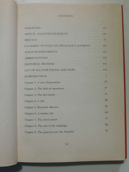 The Frontier War Journal Of Major John Crealock 1878: VRS 2nd Series No. 19 - ed Chris Hummel