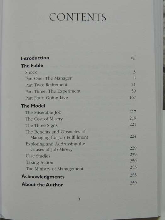 The Three Signs Of A Miserable Job: A Fable For Managers (And Their Employees)- Patrick Lencion