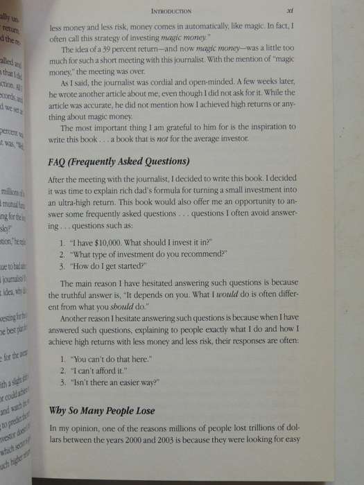 Who Took My Money?: Why Slow Investors Lose And Fast Money Wins! Robert T. Kiyosaki & Sharon L. Lech