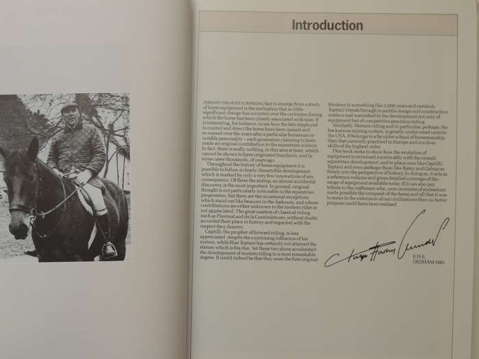 The Country Life Book Of Saddlery And Equipment - ed Elwyn Hartley-Edwards