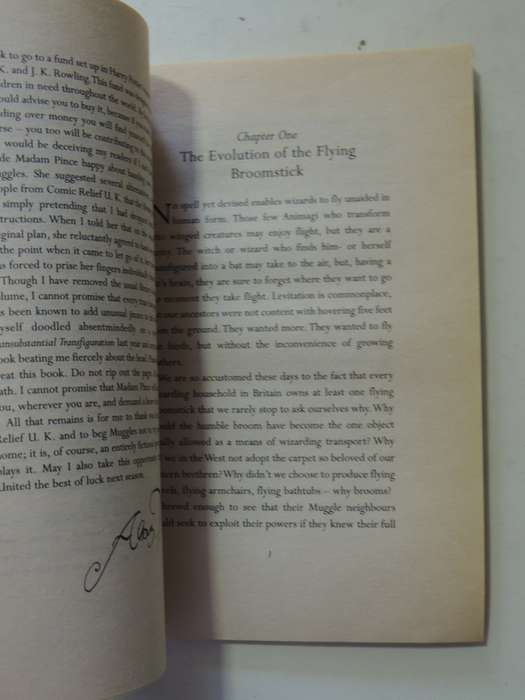 Harry Potter Set:Quidditch Through the Ages, Fantastic Beasts & Where to Find ..- J K Rowling 1st US