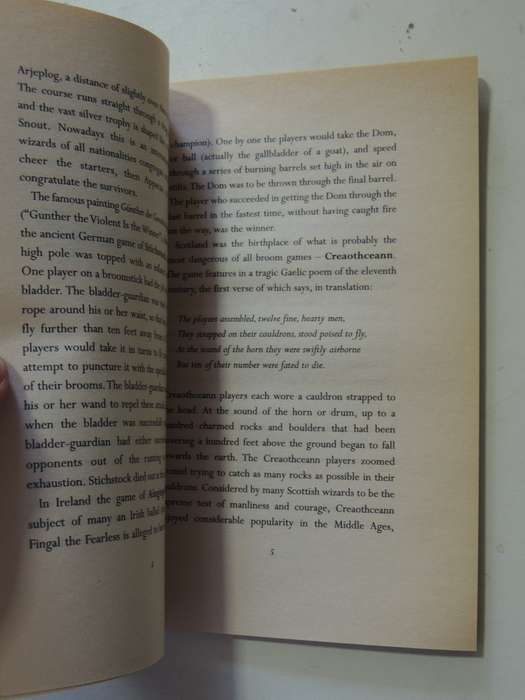 Harry Potter Set:Quidditch Through the Ages, Fantastic Beasts & Where to Find ..- J K Rowling 1st US