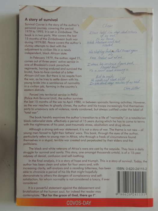 Survival Course- Chris Cocks    1st Ed, 1999