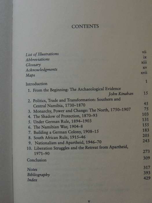 A History of Namibia, From The Beginning to 1990 - Marion Lance