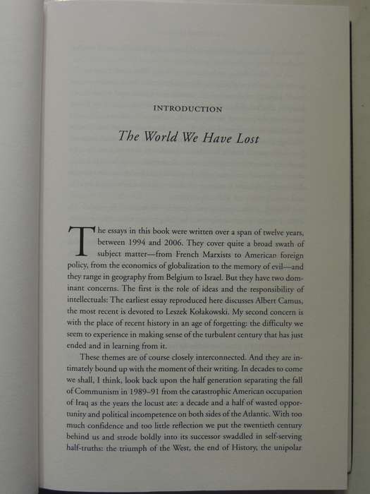 Reappraisals: Reflections On The Forgotten Twentieth Century  -Tony Judt