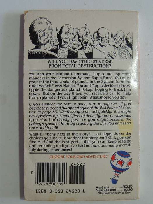 War with the Evil Power Master - Choose Your Own Adventure 37 - R.A. Montgomery  1984