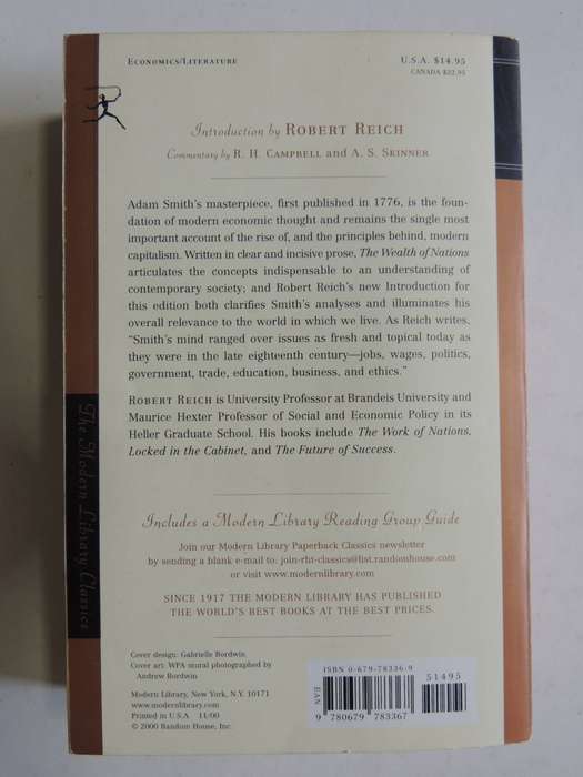 The Wealth Of Nations, Complete nd Unabridged- Adam Smith