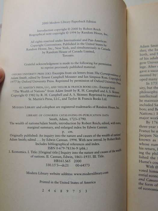 The Wealth Of Nations, Complete nd Unabridged- Adam Smith