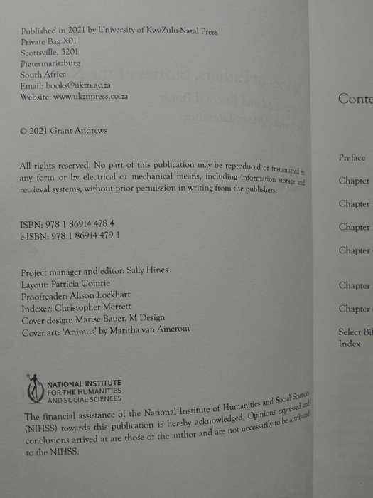 Stories Of Fathers, Stories Of The Nation: Fatherhood & Paternal Power In SA Literature G Andrews