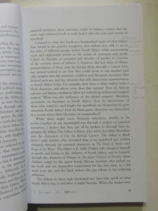 Stories Of Fathers, Stories Of The Nation: Fatherhood & Paternal Power In SA Literature G Andrews
