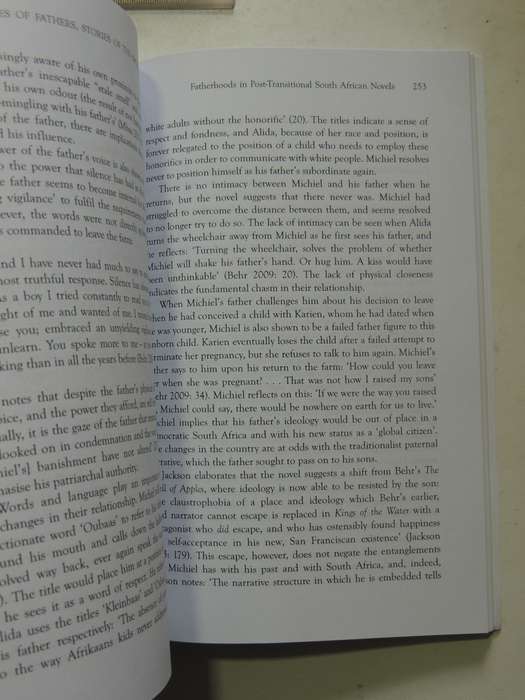 Stories Of Fathers, Stories Of The Nation: Fatherhood & Paternal Power In SA Literature G Andrews
