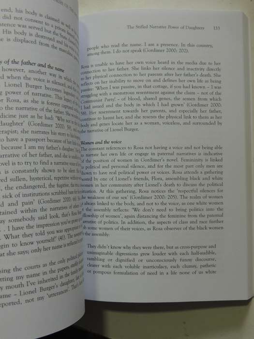 Stories Of Fathers, Stories Of The Nation: Fatherhood & Paternal Power In SA Literature G Andrews