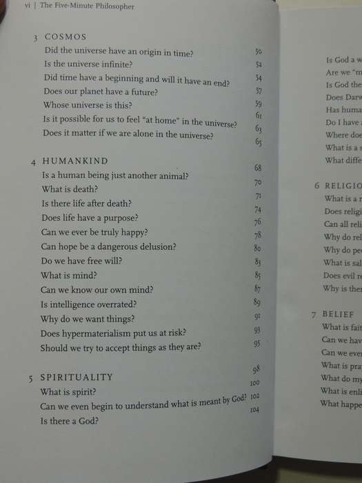 The Five-Minute Philosopher: 80 Unquestionably Good Answers To 80 Unanswerable Big Q's Gerald Benedi