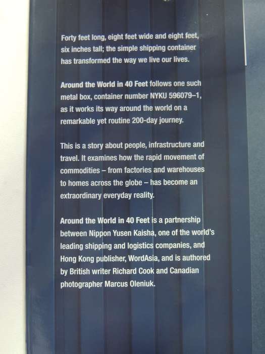 Around The World In 40 Feet:200 Days In The Life Of A 40Ft Nyk Shipping Container- R Cook, M Oleniuk