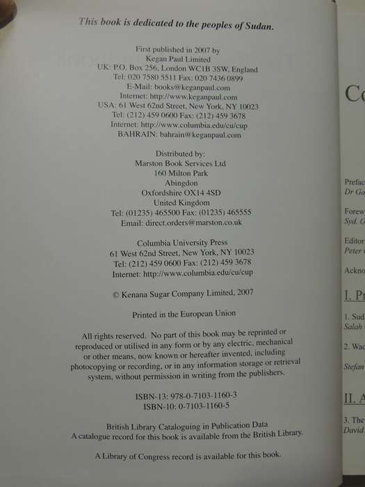 The Kenana Handbook Of Sudan - ed Peter Gwynvay Hopkins
