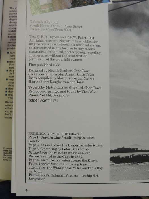 Maritime South Africa: A Pictorial History - Brian Ingpen & Robert Pabst