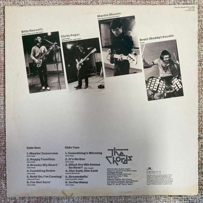 The Chords - So Far Away LP/Album (1980 UK import) VG+/VG