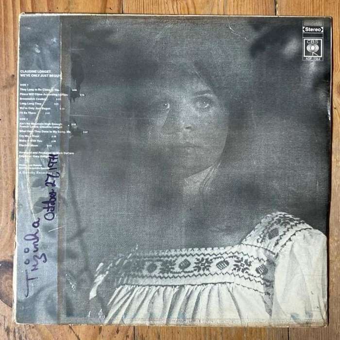 Claudine Longet - We've Only Just Begun LP/Album (1970 SA press) VG-/VG