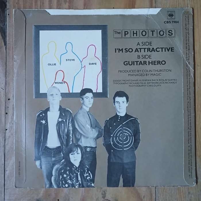 The Photos - I'm So Attractive 7"/single (1979 UK import) VG+/VG