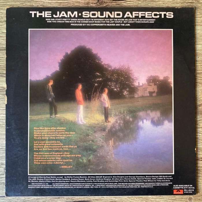 The Jam - Sound Affects LP/Album (1981 US import) VG/VG