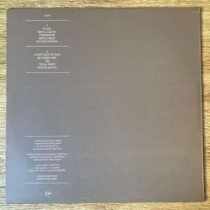 John Foxx - Metamatic LP/Album (1980 UK import) VG+/VG+