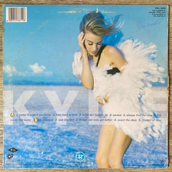 Kylie Minogue - Rhythm Of Love LP/Album (1990 SA press) VG/VG